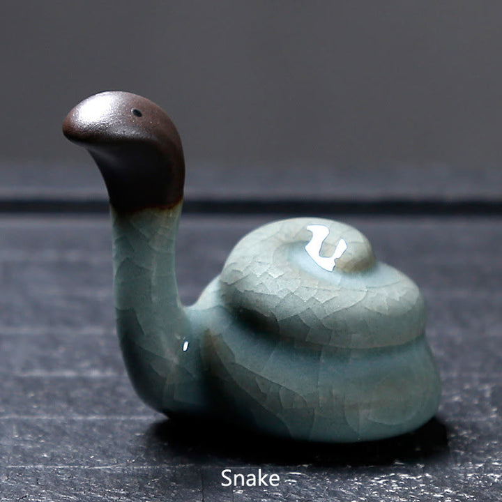 Buddha Stones十二支 陶器 ティーペット ホームデコレーション