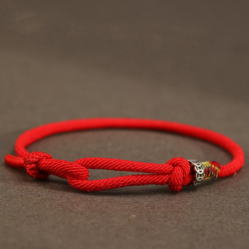 Buddha Stones赤紐925スターリングシルバー 999スターリングシルバー コイン幸運ブレスレット