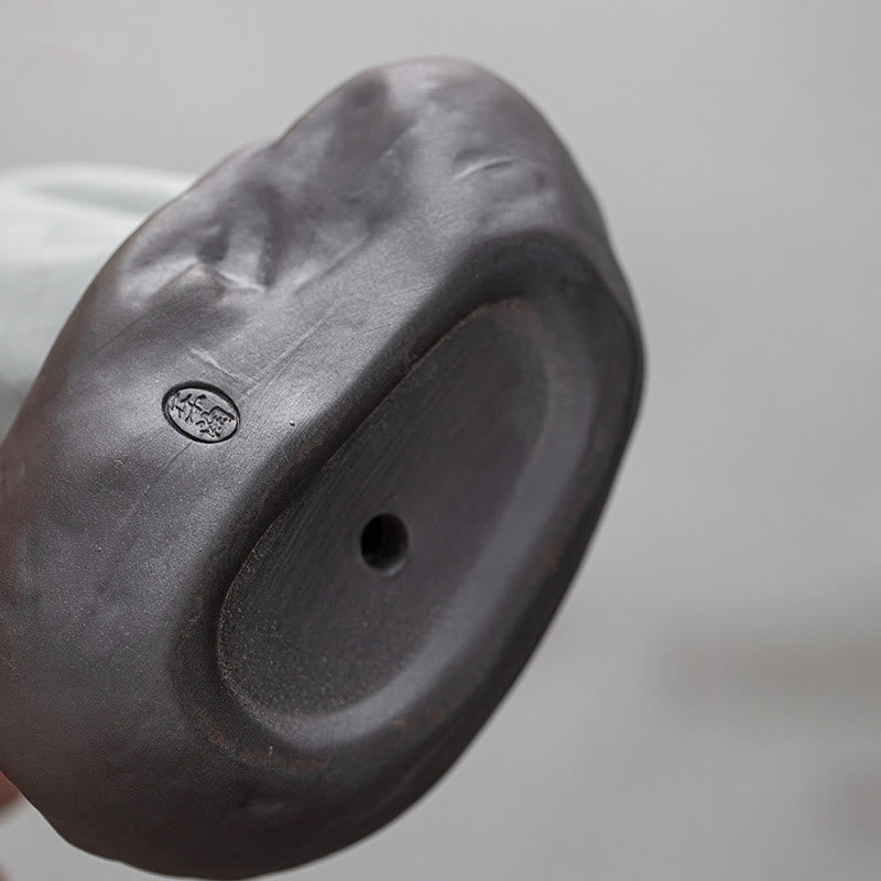 Buddha Stones小さな禅僧帽子ストレーナー 陶器製 ティーアクセサリー 置物 室内装飾 - image 21