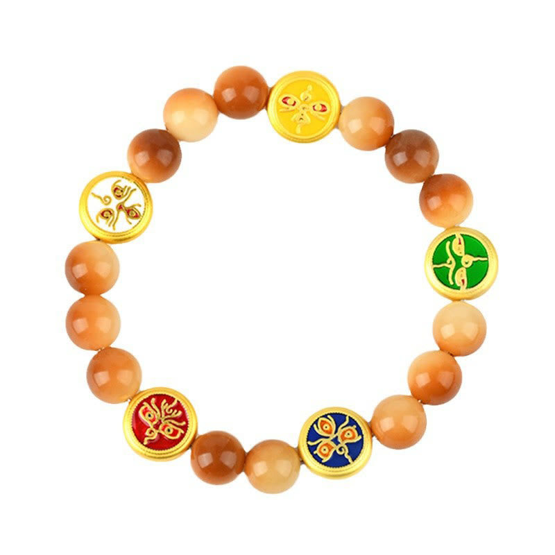 Buddha Stones菩提樹 五方位 富と知恵の神 ブレスレット