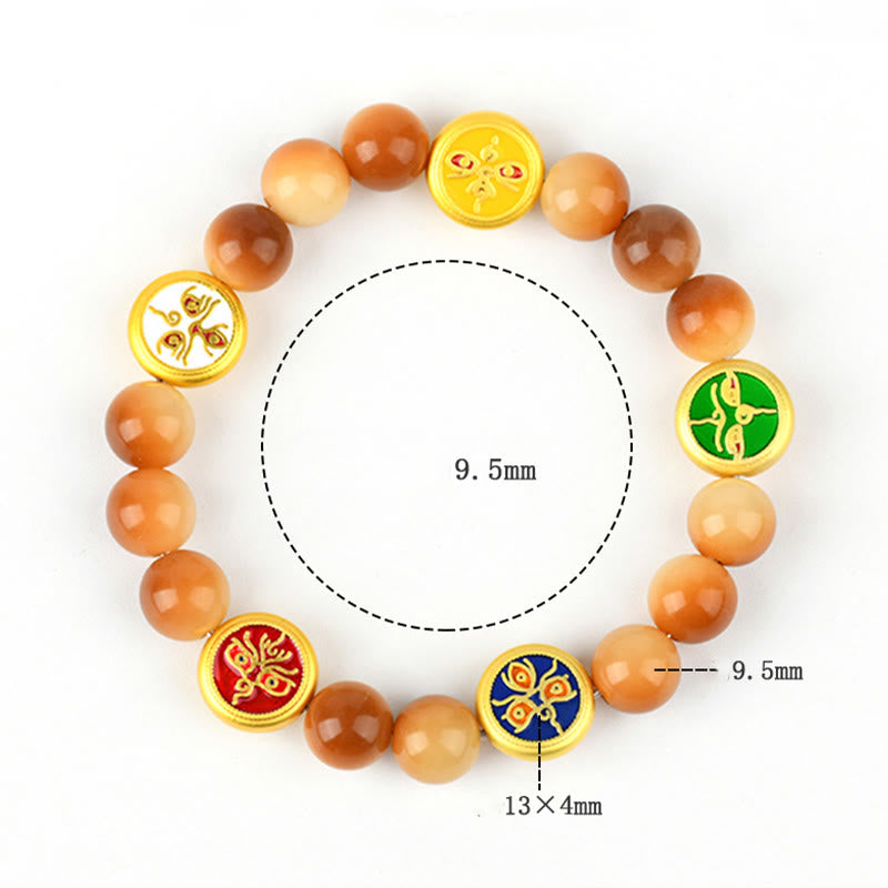 Buddha Stones菩提樹 五方位 富と知恵の神 ブレスレット