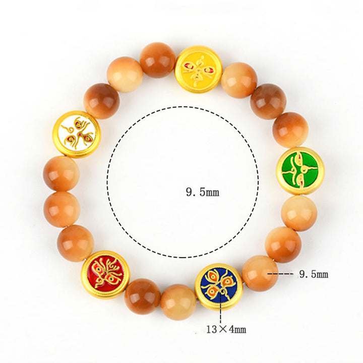 Buddha Stones菩提樹 五方位 富と知恵の神 ブレスレット