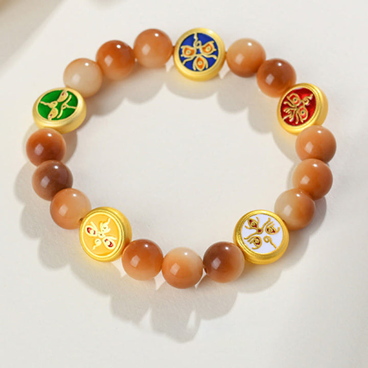 Buddha Stones菩提樹 五方位 富と知恵の神 ブレスレット