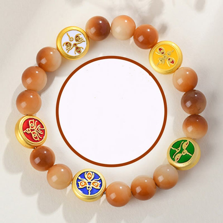 Buddha Stones菩提樹 五方位 富と知恵の神 ブレスレット