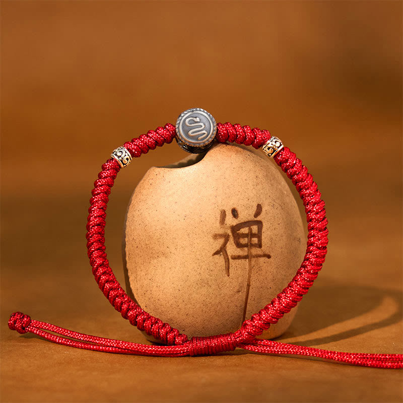 Buddha Stones12星座 幸運の赤紐のブレスレット