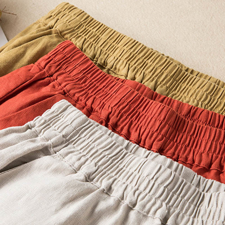 Buddha Stonesカジュアル 無地 レディース ワイドレッグパンツ ポケット付き - image 33