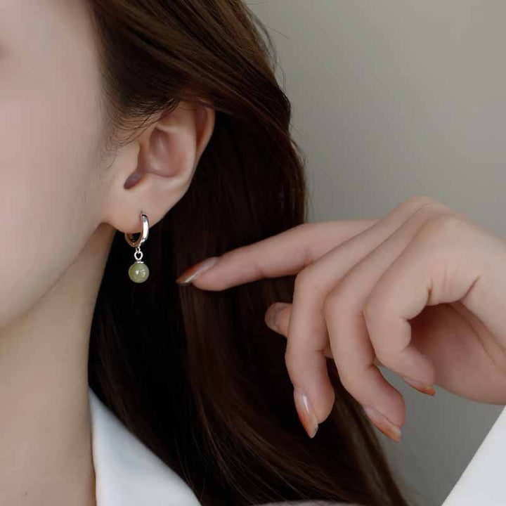 Buddha Stones玉繁栄のイヤリング