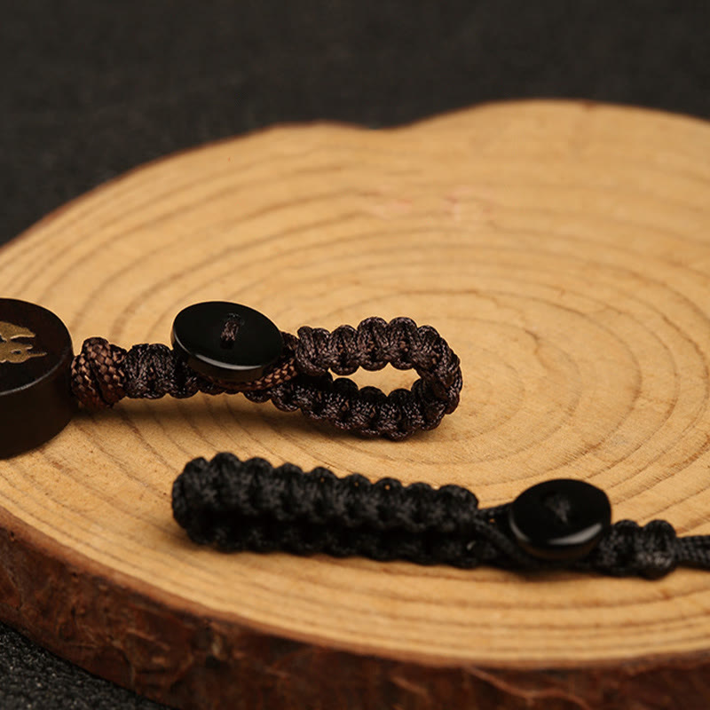 Buddha Stones小葉紅檀 無形仏 守護キーホルダー