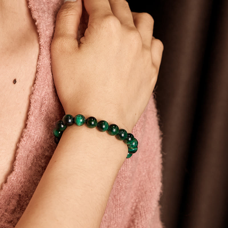 Buddha Stonesタイガーアイ成長ヒーリングエネルギーブレスレット