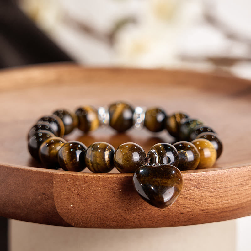 Buddha Stones各種クリスタルグリーンアベンチュリンラブハートバランスブレスレット - image 1