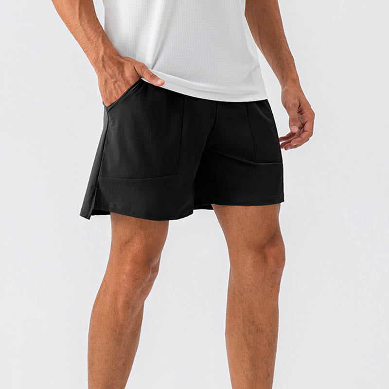 Buddha Stonesメンズ カジュアル ナイロン 速乾 スポーツショーツ ポケット付き - 黒 - US/UK/AU44、 EU54 (2XL) - image 24