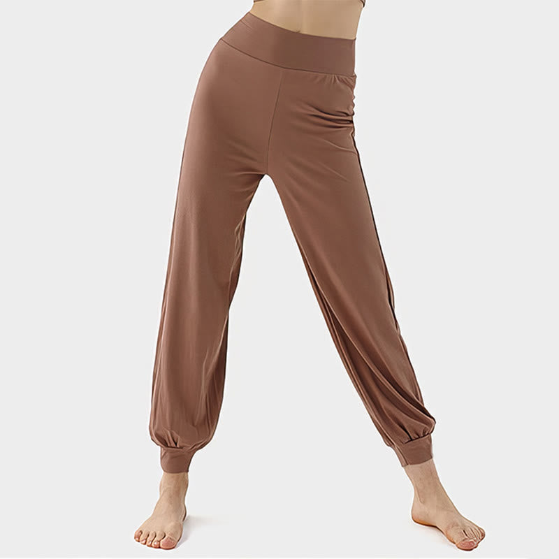 Buddha Stonesカジュアル 無地 ハイウエスト 速乾 レディース ライカパンツ - ペルー - US4、 UK/AU8、 EU36 (L) - image 1