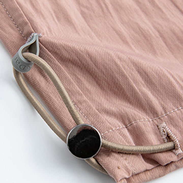 Buddha Stonesカジュアル 無地 ゆったり 高伸縮性 お腹サポート レディース ビスコース ワイドレッグパンツ ポケット付き - image 15