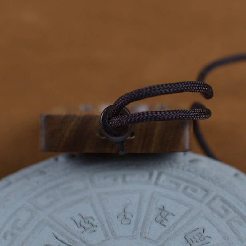 Buddha Stonesグリーンサンダルウッド 仏陀のシンボル ポジティブネックレスペンダント - image 10