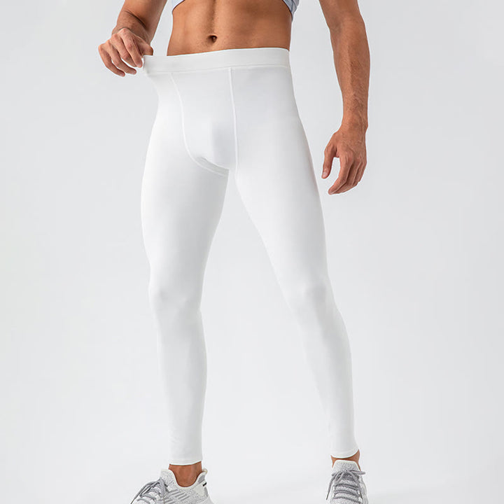 Buddha Stonesプレーン ハイウエスト 伸縮性 通気性 スポーツ メンズ レギンス パンツ - image 10