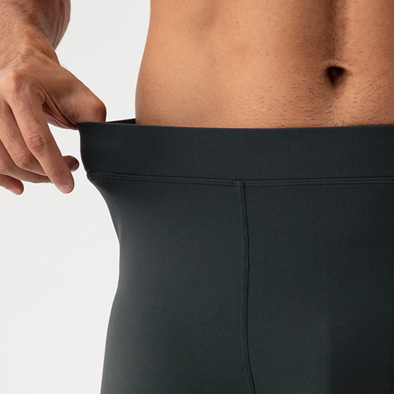 Buddha Stonesプレーン ハイウエスト 伸縮性 通気性 スポーツ メンズ レギンス パンツ - image 24