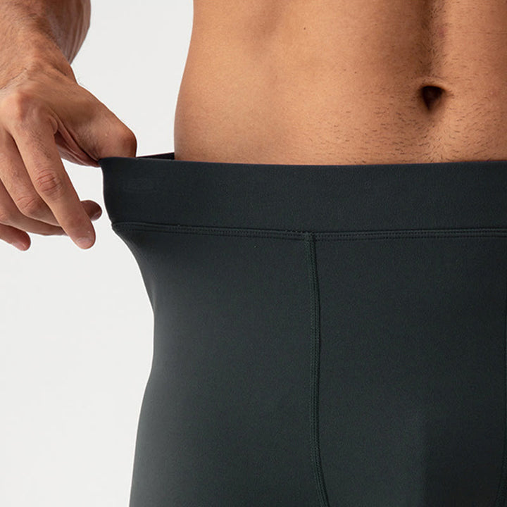 Buddha Stonesプレーン ハイウエスト 伸縮性 通気性 スポーツ メンズ レギンス パンツ - image 24