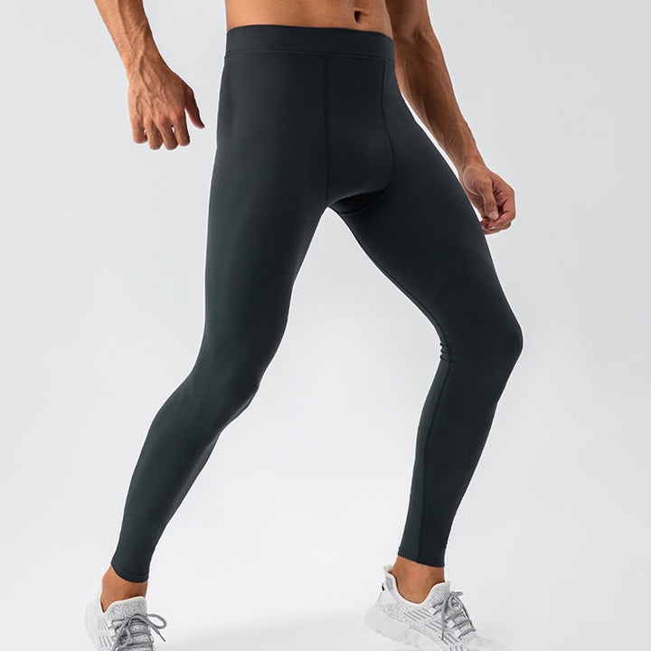 Buddha Stonesプレーン ハイウエスト 伸縮性 通気性 スポーツ メンズ レギンス パンツ - image 18