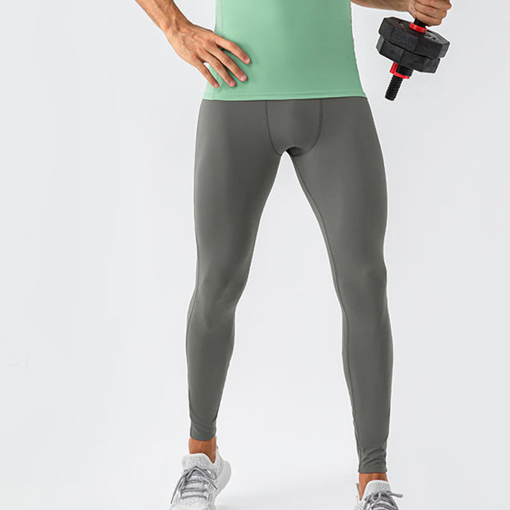 Buddha Stonesハイウエスト 伸縮性 速乾性 通気性 ジム スポーツ メンズ レギンス パンツ - image 14