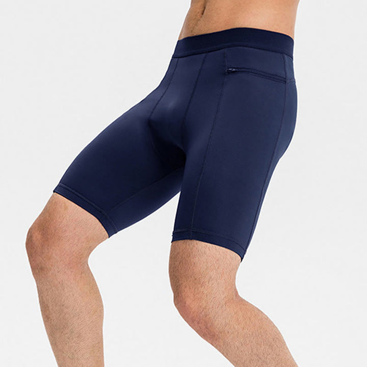 Buddha Stonesメンズ タイト ストレッチ 高伸縮性 速乾 スポーツショーツ ジッパーポケット付き - image 27