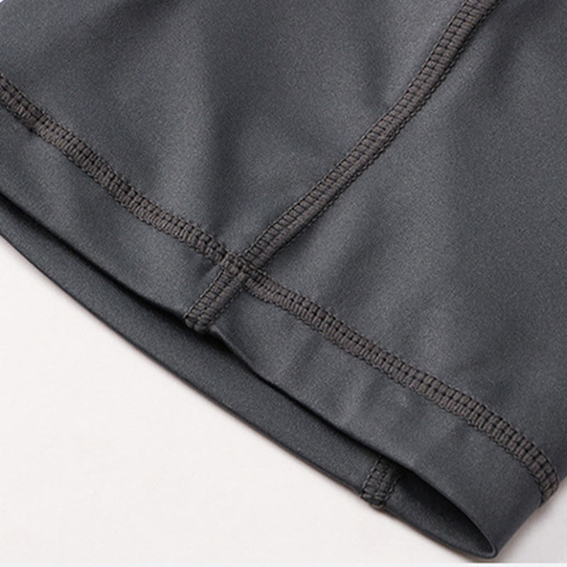 Buddha Stonesメンズ タイト ストレッチ 高伸縮性 速乾 スポーツショーツ ジッパーポケット付き - image 12