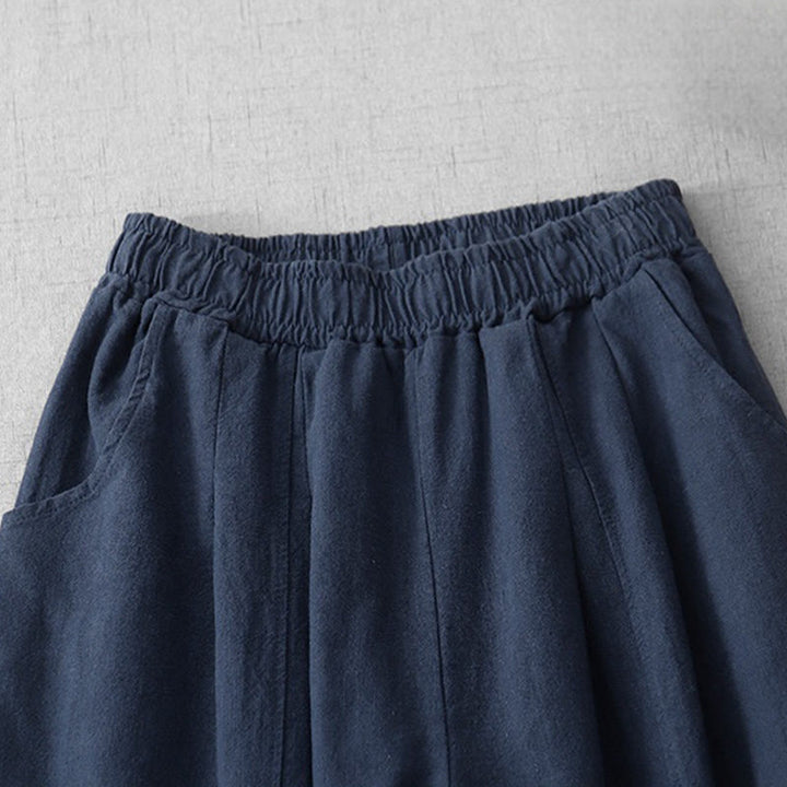 Buddha Stonesカジュアル 無地 7-8丈 レディース ハーレムパンツ ポケット付き - image 24