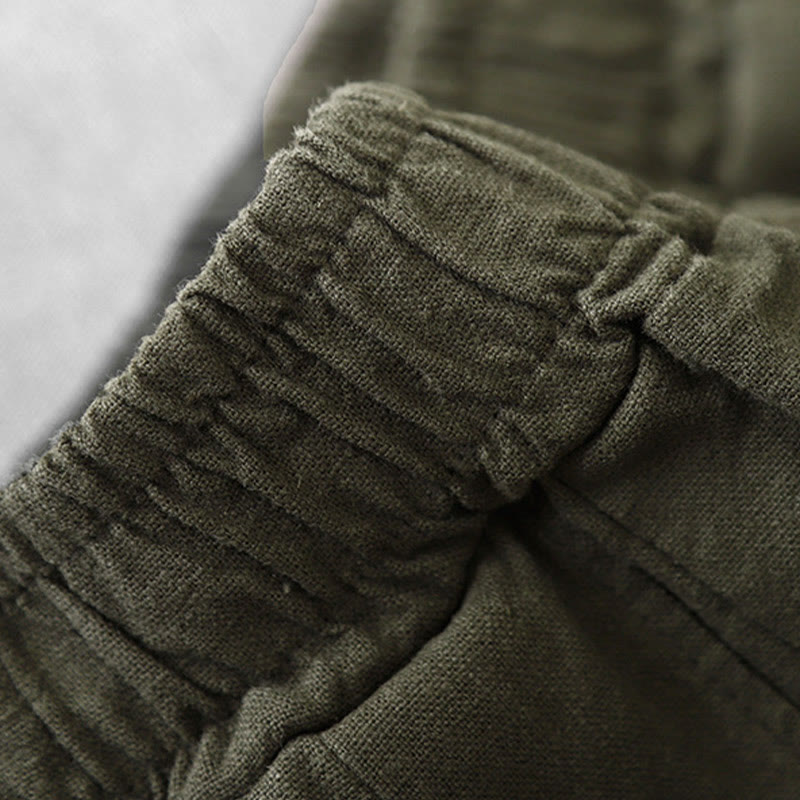 Buddha Stonesカジュアル 無地 7-8丈 レディース ハーレムパンツ ポケット付き - image 27