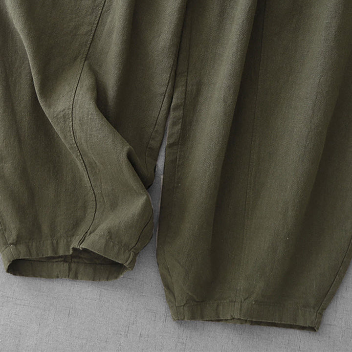 Buddha Stonesカジュアル 無地 7-8丈 レディース ハーレムパンツ ポケット付き - image 29