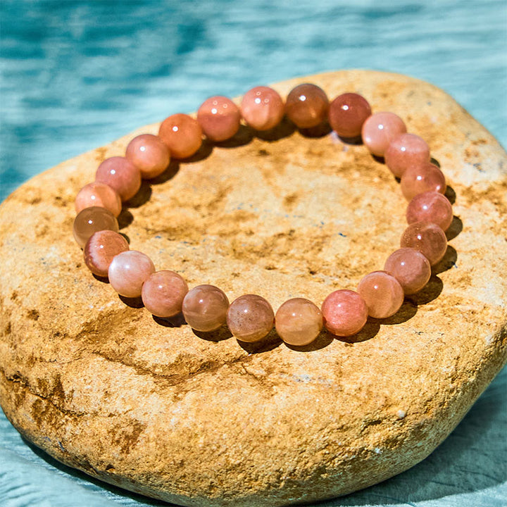 Buddha Stonesサンストーンポジティブブレスレット