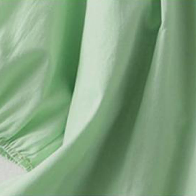 Buddha Stonesカジュアル 無地 フロッグボタン レディース フリルカラーデザイン 半袖 コットンリネンシャツ - image 17