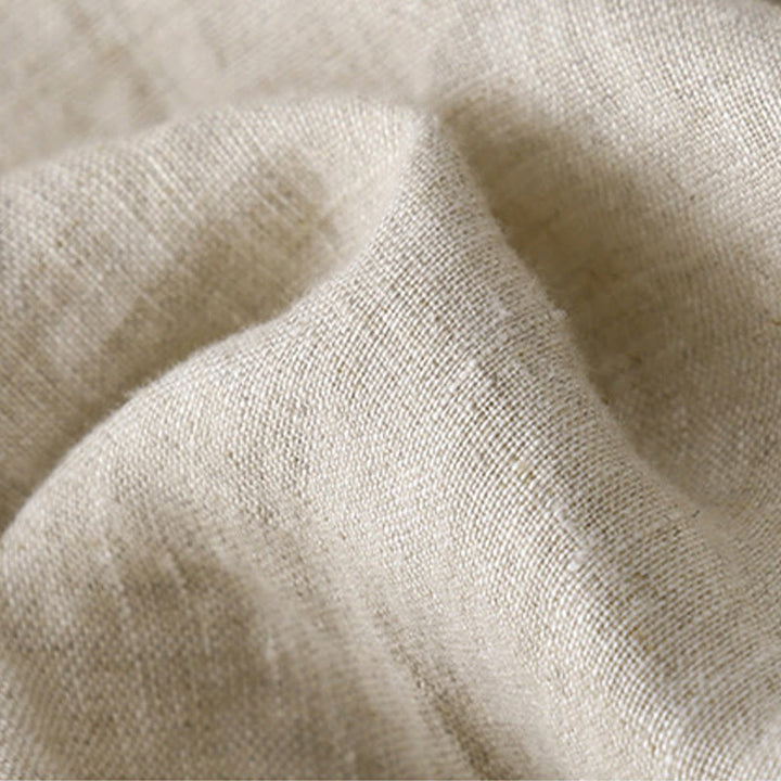 Buddha Stonesカジュアル刺繍ツリードローストリングレディースクルーネックデザイン半袖コットンリネンTシャツ - image 8
