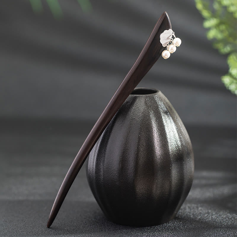 Buddha Stones925スターリングシルバー エボニークラウドパワーヘアピン - image 7