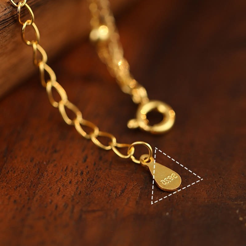 Buddha Stones925スターリングシルバー ジルコン リトルペッパーチャーム プロテクションアンクレット - image 7