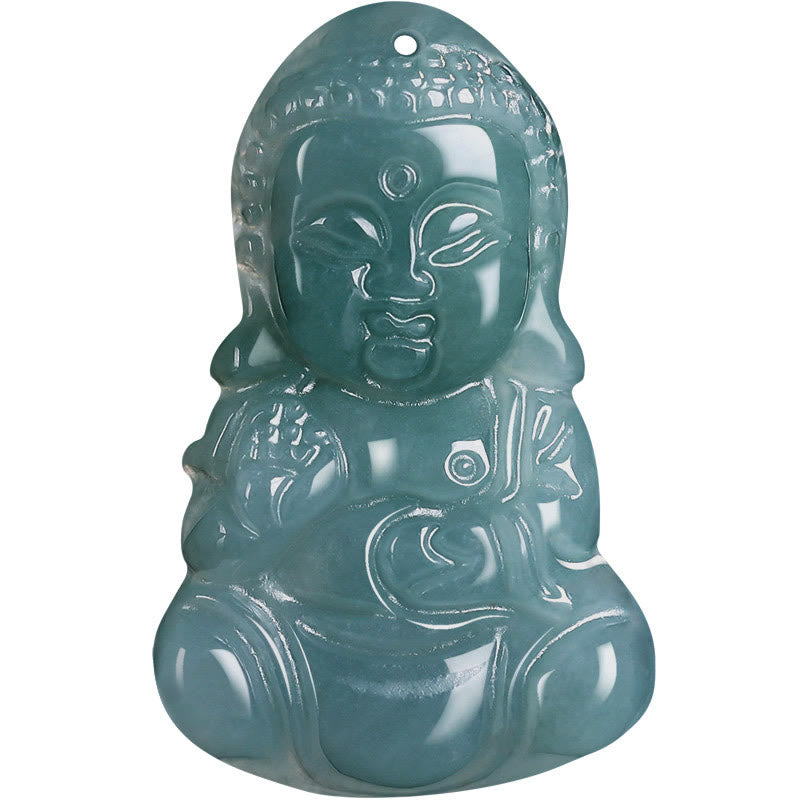 Buddha Stones翡翠宝宝仏繁栄のネックレスペンダント - image 9