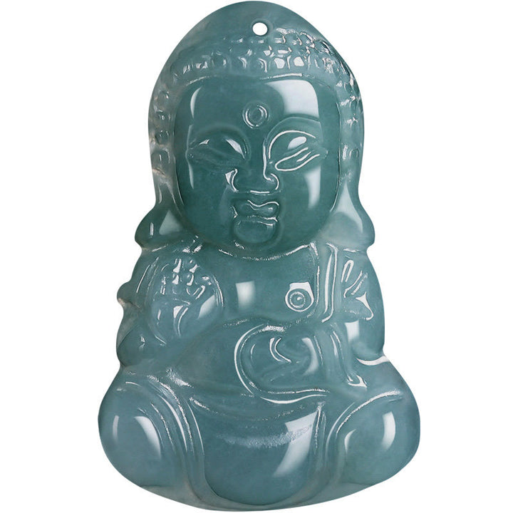 Buddha Stones翡翠宝宝仏繁栄のネックレスペンダント - image 9