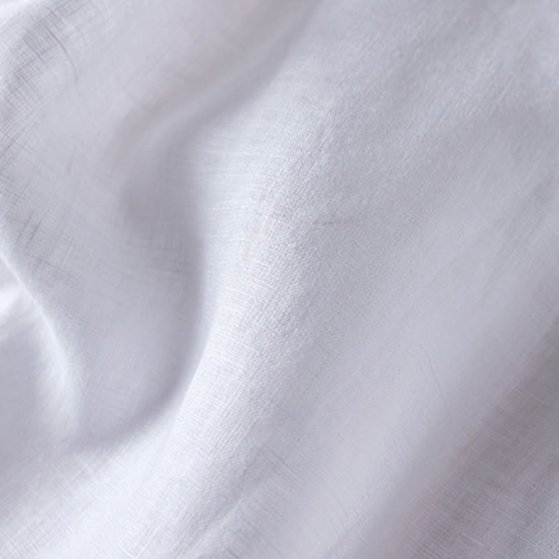 Buddha Stones夏 デイリー シンプル シワ加工 コットンリネン レディース ショートパンツ ポケット付き - image 20