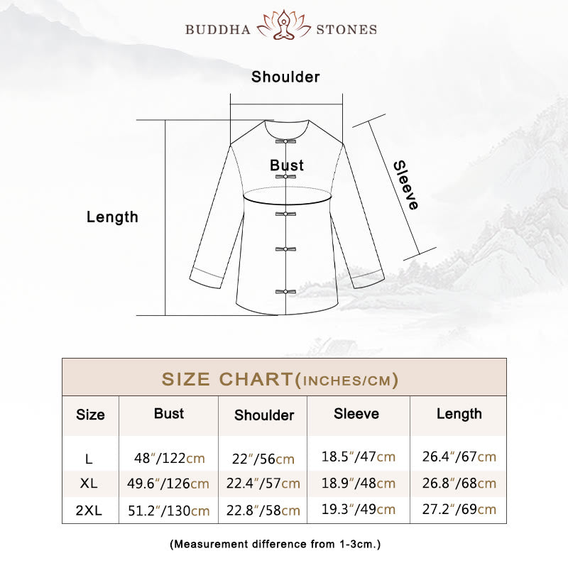 Buddha Stones無地ボタン長袖レディースシャツ - image 5