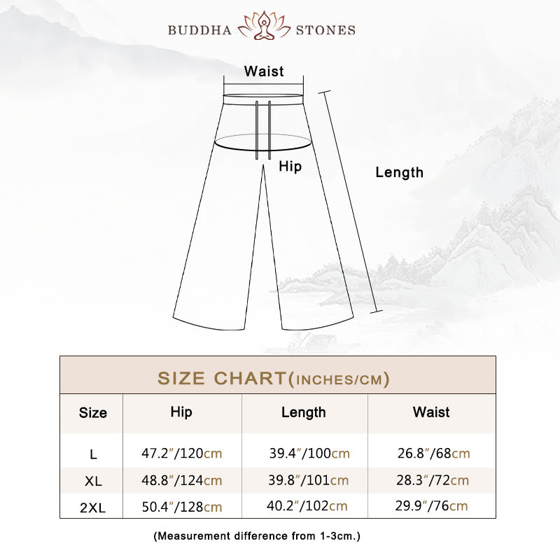 Buddha Stonesカジュアル 無地 レースアップ レディース ワイドレッグパンツ