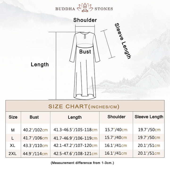 Buddha Stones 2ピース 無地 ミディドレス ワイドレッグパンツ 瞑想 スピリチュアル 禅 練習 ヨガ ダンスウェア - image 5