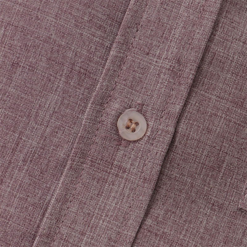 Buddha Stones夏 メンズ ボタン プレーン 半袖 コットンシャツ ポケット付き - image 19