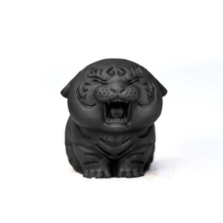 Buddha Stones ミニ虎の樹脂置物｜鉄粉入り・錆加工風インテリアオブジェ - 研磨バージョン 6*5*4.5cm - image 18