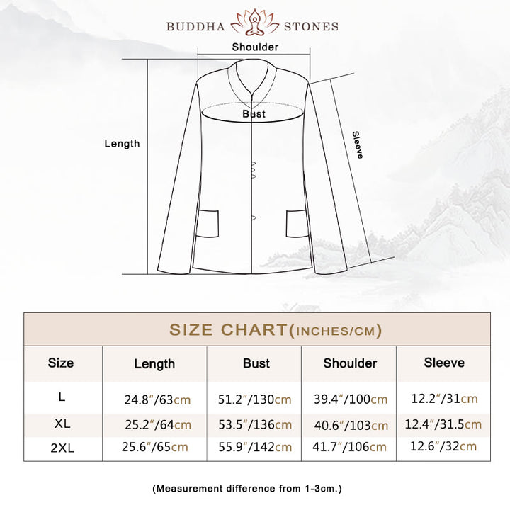 Buddha Stonesプラスサイズ Vネック カジュアル 無地 長袖シャツ コットンリネン レディース シャツ