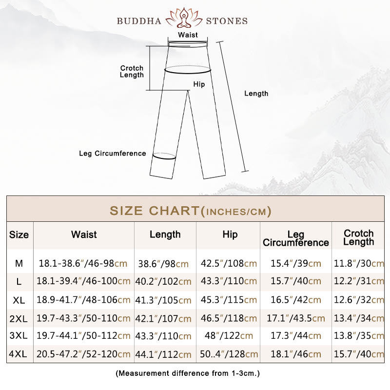 Buddha Stones無地 カエルボタン 唐装 伝統的 コットン リネン 半袖 トップス パンツ 衣類 メンズ セット - image 4