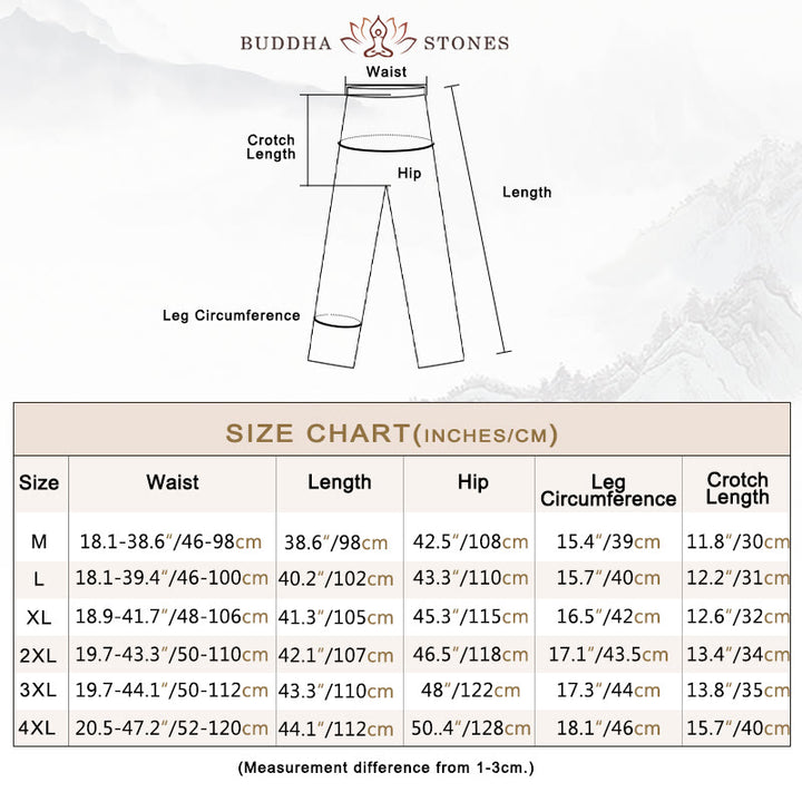 Buddha Stones無地 カエルボタン 唐装 伝統的 コットン リネン 半袖 トップス パンツ 衣類 メンズ セット - image 4