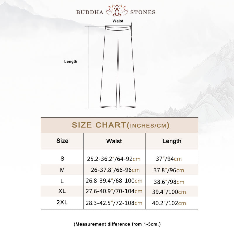 Buddha Stones 2点セット 半袖シャツ トップパンツ 瞑想 禅 太極拳 コットンリネン 衣類 レディース セット - image 4