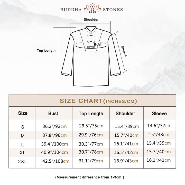 Buddha Stones 2点セット 半袖シャツ トップパンツ 瞑想 禅 太極拳 コットンリネン 衣類 レディース セット - image 3