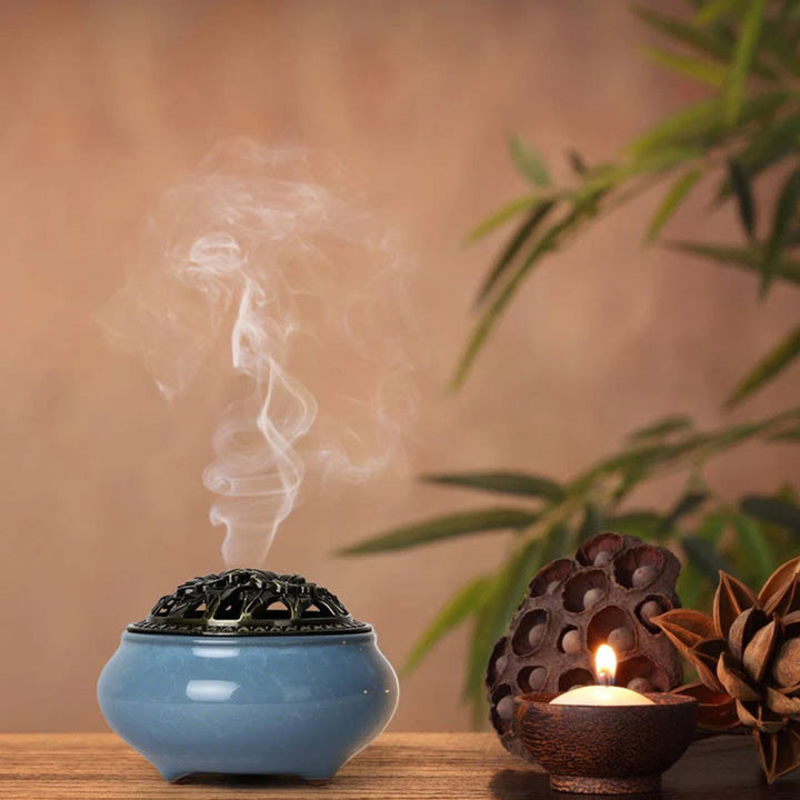 Buddha Stonesカラフル 陶器 香炉
