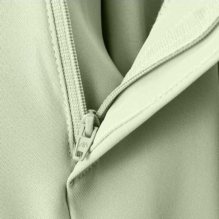 Buddha Stones夏 カジュアル ジッパーボタン ゆったり 無地 コットンリネン レディース ショートパンツ ポケット付き - image 9