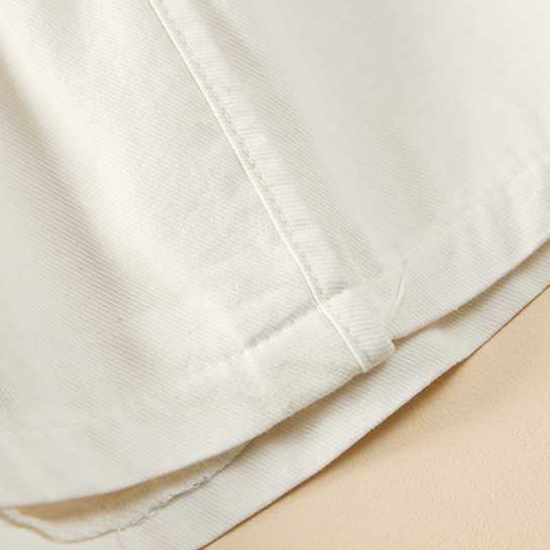 Buddha Stones夏 カジュアル ゆったり 無地 コットン レディース ショートパンツ ポケット付き - image 19