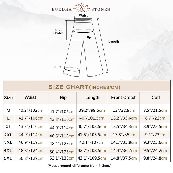 Buddha Stones 2点セット 唐装 伝統 カエルボタン ユニフォーム 長袖 シャツ パンツ メンズ セット - image 4